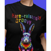 Gefärbte Krawatte Rabbit Groovy Hare Retro Bunny T-Shirt