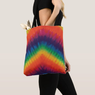 gefärbte Krawatte Rainbow Colors Tasche