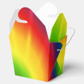 Gefärbte Krawatte Rainbow Geschenkschachtel (Geöffnet)