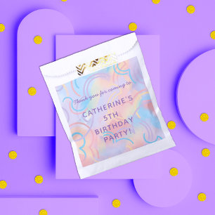 Gefärbte Krawatte Rainbow Geschenktütchen