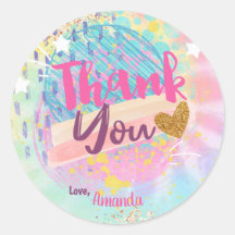 Gefärbte Krawatte Rainbow Gift Tags Gefälligkeitsb