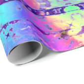 Gefärbte Krawatte Rainbow Print Wrapper Geschenkpapier (Rolleneckpunkt)