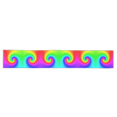 Gefärbte Krawatte Rainbow Swirl Hippie Boho Chic Großer Tischläufer (Horizontal)