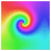 Gefärbte Krawatte Rainbow Swirl Hippie Boho Chic Stoff (Nahaufnahme)