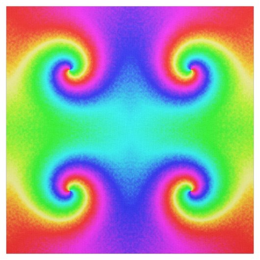 Gefärbte Krawatte Rainbow Swirl Hippie Boho Chic Stoff (Muster)