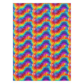Gefärbte Krawatte Rainbow Swirl Tablette Tischdecke (Vorderseite)