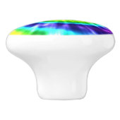 Gefärbte Krawatte Regenbogen (2).jpg Keramikknauf (Seitenansicht)