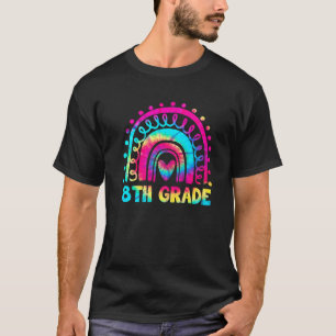 Gefärbte Krawatte Regenbogen 8. Klasse Lehrer Kind T-Shirt
