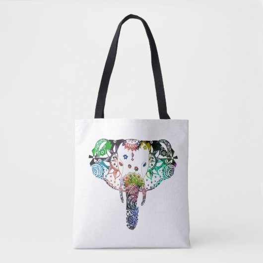 Gefärbte Krawatte-Regenbogenklee Tasche (Vorderseite)