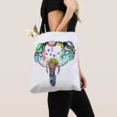 Gefärbte Krawatte-Regenbogenklee Tasche (Von Nahem)