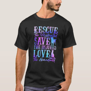 Gefärbte Krawatte rettet den gescheiterten Rettete T-Shirt