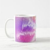 Gefärbte Krawatte Rosa Orange Aquamarine Lila Mono Kaffeetasse (Links)