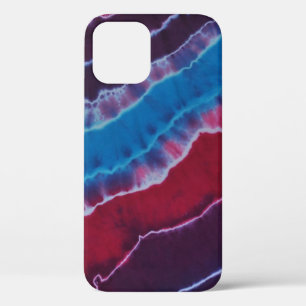Gefärbte Krawatte Rot-Weiß und Blau-Layers Case-Mate iPhone Hülle