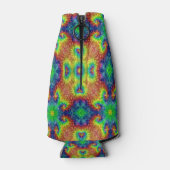 Gefärbte Krawatte Schädeltod Zombie Flasche Cooler Flaschenkühler (Rückseite)