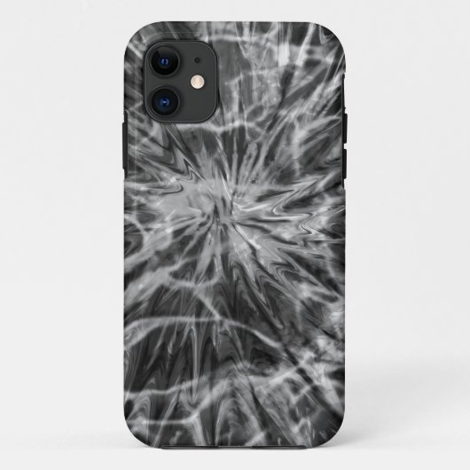 GEFÄRBTE KRAWATTE SCHWARZ-WEISS Case-Mate iPhone HÜLLE (Rückseite)