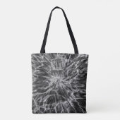 GEFÄRBTE KRAWATTE SCHWARZ-WEISS TASCHE (Rückseite)