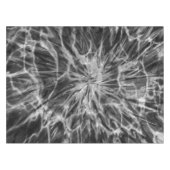 GEFÄRBTE KRAWATTE SCHWARZ-WEISS TISCHDECKE (Vorderseite (Horizontal))