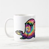 Gefärbte Krawatte Sea Lion Kaffeetasse (Links)