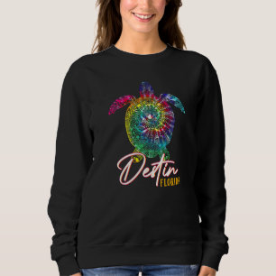 Gefärbte Krawatte Sea Turtle Florida Matching Fami Sweatshirt