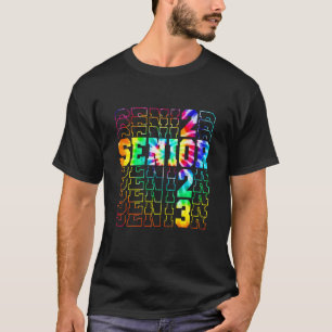 Gefärbte Krawatte Senior Abschluss Girls Boys Clas T-Shirt