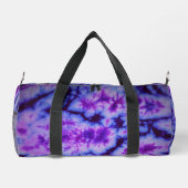 Gefärbte Krawatte Shades of Lila & Blue Duffle Bag (Rückseite)