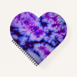 Gefärbte Krawatte Shades of Lila & Blue Notizblock