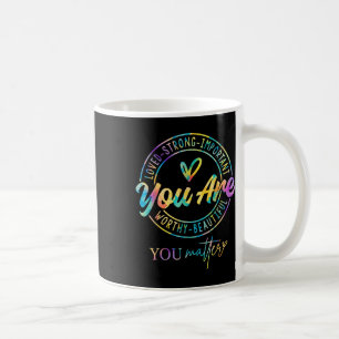 Gefärbte Krawatte Sie Herzlichkeit Psychische Gesu Kaffeetasse