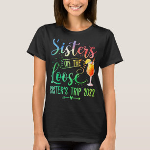 Gefärbte Krawatte Sisters auf der Loose Sister's W T-Shirt