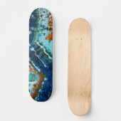 Gefärbte Krawatte Skateboard (Vorderseite)