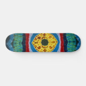 Gefärbte Krawatte Skateboard - Auge Ball (Horizontal)