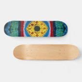 Gefärbte Krawatte Skateboard - Auge Ball (Horizontal)