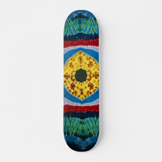 Gefärbte Krawatte Skateboard - Auge Ball (Vorne)