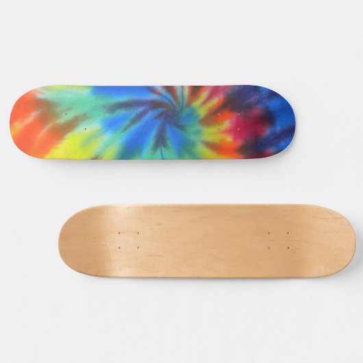 Gefärbte Krawatte Skateboard Deck (Horizontal)