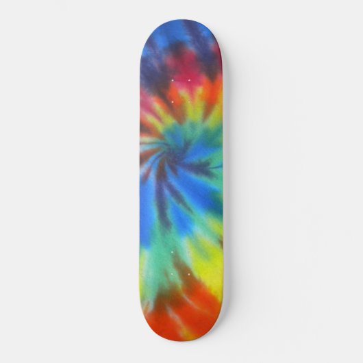 Gefärbte Krawatte Skateboard Deck (Vorderseite)