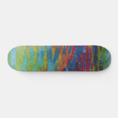 Gefärbte Krawatte Skateboard - Tiger Streifen (Horizontal)