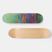 Gefärbte Krawatte Skateboard - Tiger Streifen (Horizontal)