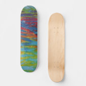 Gefärbte Krawatte Skateboard - Tiger Streifen (Vorderseite)