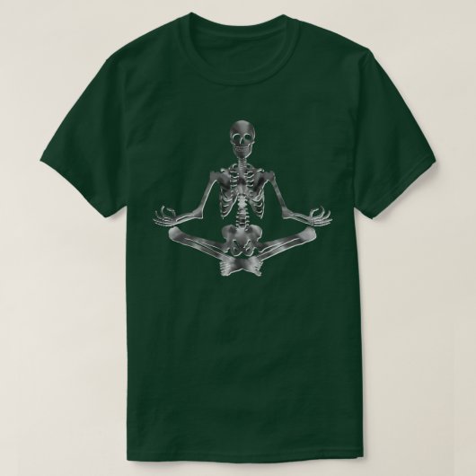 Gefärbte Krawatte Skeleton  T-Shirt (Design vorne)