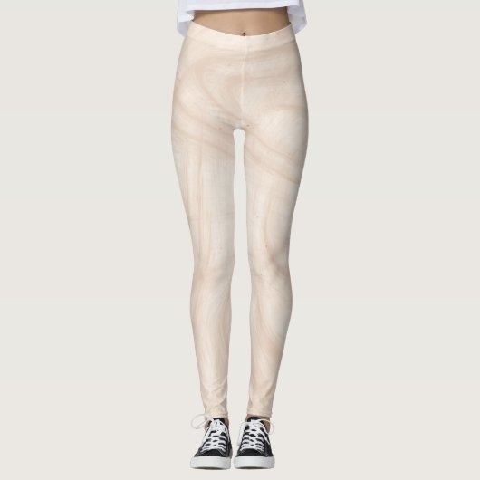 Gefärbte Krawatte Skin Tone Leggings (Vorderseite)