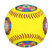 gefärbte Krawatte Skull Dead Zombie Untot Baseball (Rückseite)