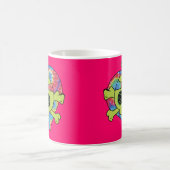Gefärbte Krawatte Skull Kaffeetasse (Mittel)