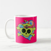 Gefärbte Krawatte Skull Kaffeetasse (Links)