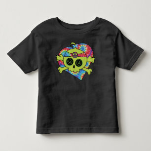 Gefärbte Krawatte Skull Kleinkind T-shirt