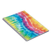 Gefärbte Krawatte Spiral Notebook Notizblock (Rechte Seite)
