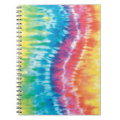 Gefärbte Krawatte Spiral Notebook Notizblock (Vorderseite)