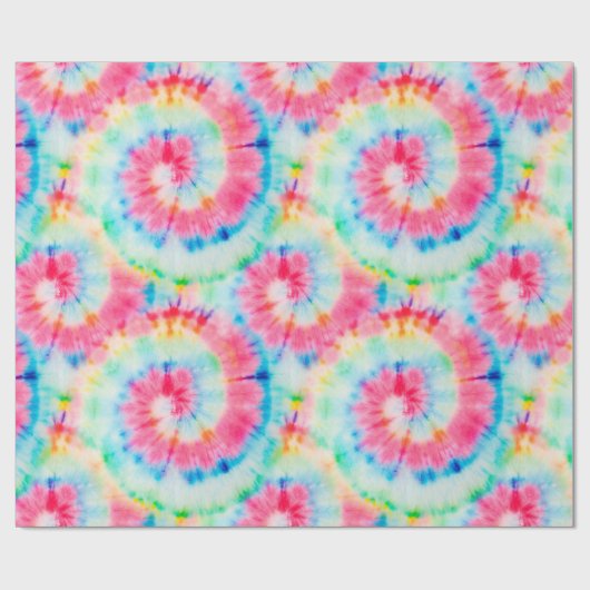 gefärbte Krawatte Spiral. Schöne Wasserfarbe Kunst Geschenkpapier (Flach)