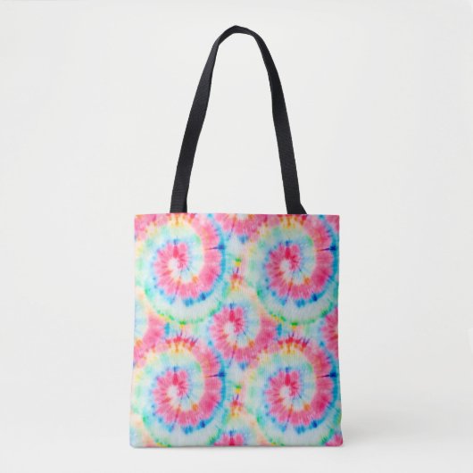 gefärbte Krawatte Spiral. Schöne Wasserfarbe Kunst Tasche (Vorderseite)