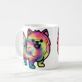 Gefärbte Krawatte Spitz Kaffeetasse (Vorderseite Links)