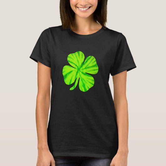 Gefärbte Krawatte St Patrick's Day Lucky Charm Iri T-Shirt (Vorderseite)