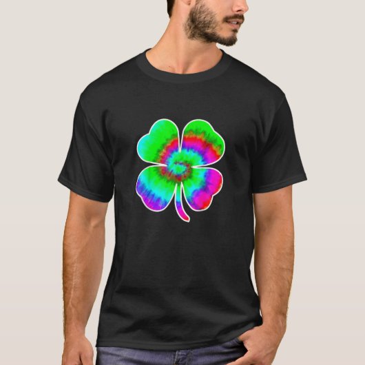 Gefärbte Krawatte St Patricks Day Women Men Green T-Shirt (Vorderseite)